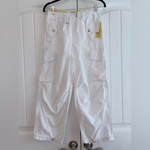 Circus NY by Sam Edelman NWT Women's‎ White Parachute Pants Size Small